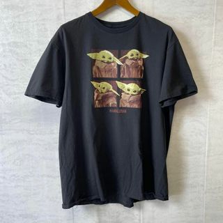 スターウオーズ　マンダロリアン　オーバーサイズＸＬ　黒ブラック　半袖Ｔシャツ(Tシャツ/カットソー(半袖/袖なし))