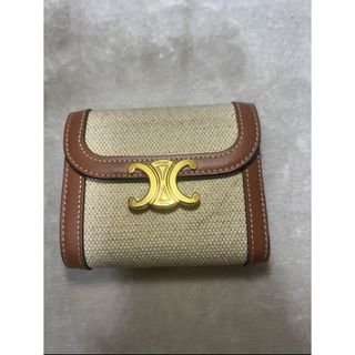 セリーヌ(celine)のCELINE 折りたたみ 財布  トリオンフ(財布)