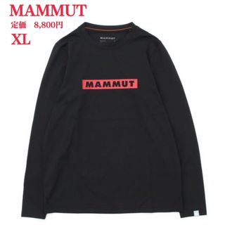 新品【MAMMUT】マムート 速乾　ロゴプリント　ロングスリーブ　Tシャツ　XL