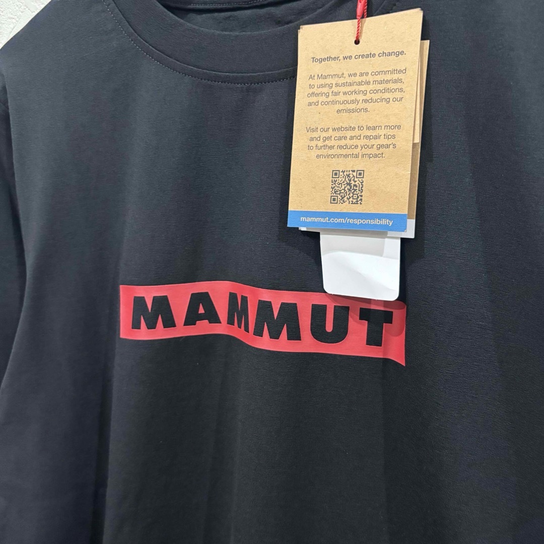 Mammut(マムート)の新品【MAMMUT】マムート 速乾　ロゴプリント　ロングスリーブ　Tシャツ　Ｌ メンズのトップス(Tシャツ/カットソー(七分/長袖))の商品写真