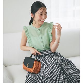 ラブティックボンボン(La boutique BonBon)のラブティックボンボン ＊ シルクローンフリルブラウス(シャツ/ブラウス(半袖/袖なし))