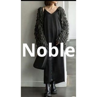 Noble - ▪️Noble noble フロントスリットキャミワンピース　BLACK