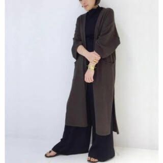 AP STUDIO  SILK/COTTON KIMONO GOWN