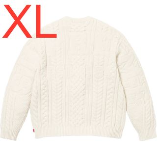 シュプリーム(Supreme)のSupreme Applique Cable Knit Sweater XL(ニット/セーター)