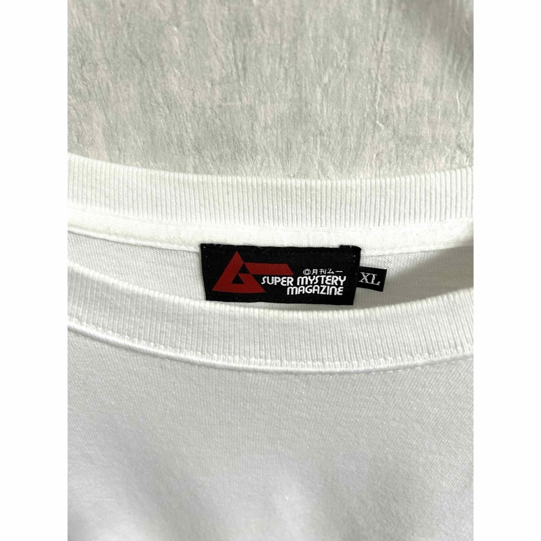 VINTAGE(ヴィンテージ)の月刊ムー40周年記念 ビッグフットTシャツ 白 XL ビンテージ UMA メンズのトップス(Tシャツ/カットソー(半袖/袖なし))の商品写真