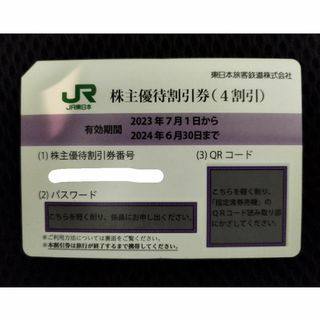 ジェイアール(JR)のJR東日本　株主優待券　1枚　匿名配送(鉄道乗車券)