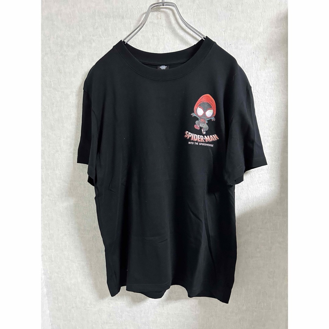 VINTAGE(ヴィンテージ)の希少品 SPIDER VERSE スパイダーバース Tシャツ 黒 ホットトイズ メンズのトップス(Tシャツ/カットソー(半袖/袖なし))の商品写真