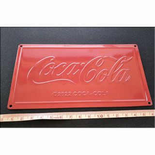 新品★コカ・コーラ★アイアンプレート★16×9ｃｍ(ノベルティグッズ)