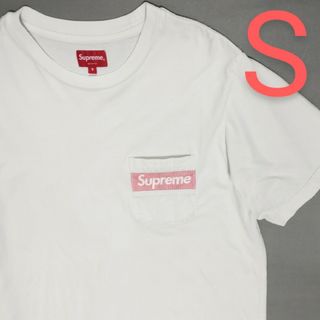 シュプリーム(Supreme)のシュプリーム メッシュ ポケット シャツ 白(Tシャツ/カットソー(半袖/袖なし))