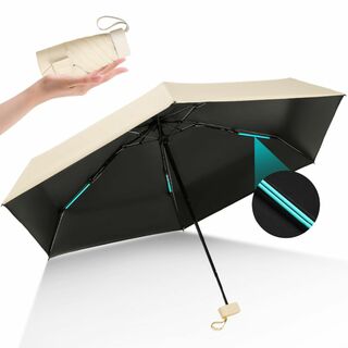 【色: インダス米】SpotDoo 日傘 折畳み 軽量 折りたたみ傘 UVカット(その他)