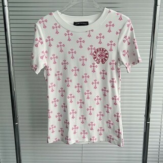 クロムハーツ(Chrome Hearts)のクロムハーツ　レデイース　Ｔシャツ　ピンク(Tシャツ(半袖/袖なし))
