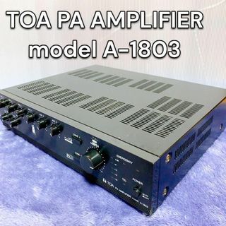 TOA PA AMPLIFIER model A-1803　PAアンプ　トーア(その他)