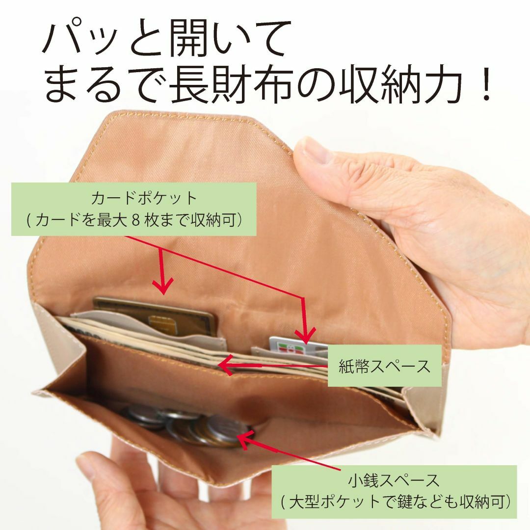 【色: ブラック】[RUA-aoyama-] 財布 ミニ財布 クレジットカードケ メンズのバッグ(その他)の商品写真