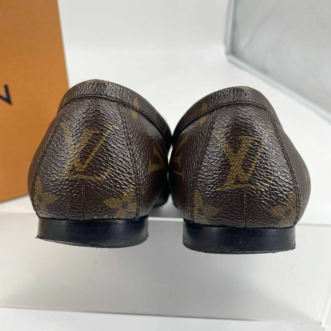 LOUIS VUITTON(ルイヴィトン)のc606真贋済【ヴィトン】美品”モノグラム LV サークル ローファー 36.5 レディースの靴/シューズ(ローファー/革靴)の商品写真