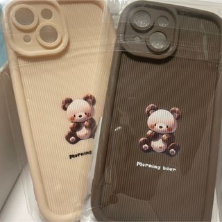 【新品・匿名配送】　iPhone15 ペア　ベア　iPhoneケース(iPhoneケース)