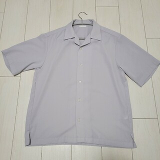 GU - ジーユー オープンカラーシャツ(5分袖)