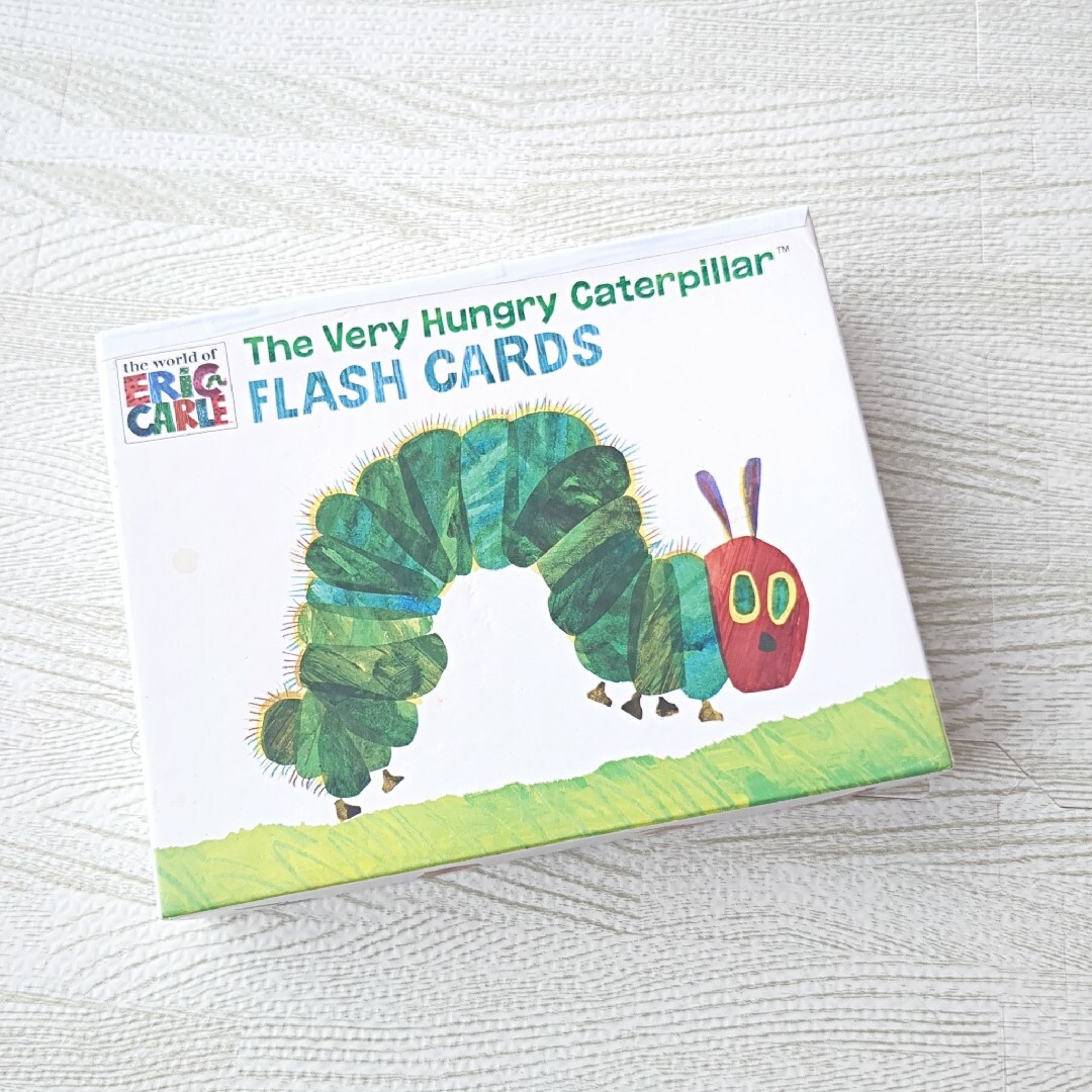 ERIC CARLE(エリックカール)のVERY HUNGRY CATERPILLAR  FLASH　フラッシュカード エンタメ/ホビーのテーブルゲーム/ホビー(カルタ/百人一首)の商品写真