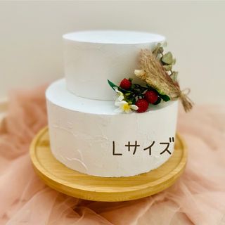 Lサイズ　ハンドメイド　クレイケーキ　土台　☆(その他)