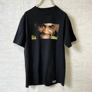 半袖Ｔシャツ　サイズＭ　黒ブラック　プリントＴシャツ　メンズ古着(Tシャツ/カットソー(半袖/袖なし))