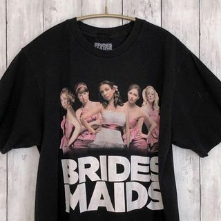 映画Tシャツ　黒ブラック　半袖Ｔシャツ　サイズＭ　ムービーＴ　メンズ　古着(Tシャツ/カットソー(半袖/袖なし))