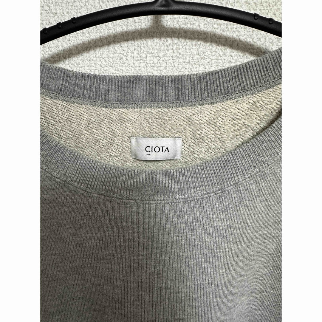 COMOLI(コモリ)のciota grey sweat シオタ グレー スウェット スビンコットン メンズのトップス(スウェット)の商品写真