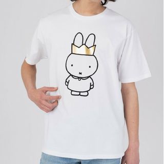 新品未使用！グラニフ ミッフィー クラウン ホワイト Tシャツ Lサイズ