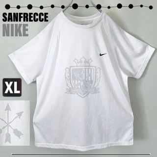 ナイキ(NIKE)のNIKE★サンフレッチェ広島★サッカーTシャツ★刺繍スウッシュ★エンブレム★XL(Tシャツ/カットソー(半袖/袖なし))