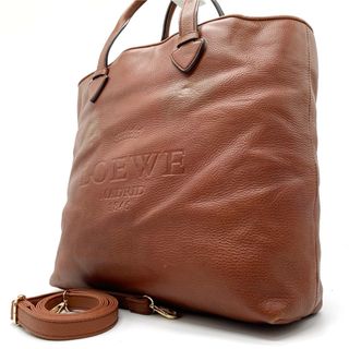 ロエベ(LOEWE)の【美品】ロエベ トートバッグ ショルダー 2way ヘリテージ オールレザー(トートバッグ)