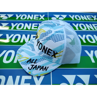 ヨネックス(YONEX)のYONEX'24年カタログ未掲載限定ALL JAPANメッシュキャップ(UNI)(その他)