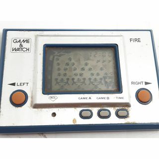 ニンテンドウ(任天堂)の【動作品】任天堂 ゲームウォッチ ファイア　GAME&WATCH　RC-04(携帯用ゲーム機本体)