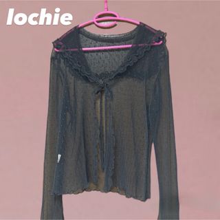 lochie ロキエ ドット シースルー カーディガン🧁(カーディガン)