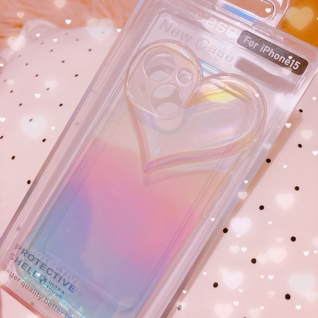 iPhone(アイフォーン)の♡PLAZA♡オーロラクリアiPhoneケース♡iPhone15♡ スマホ/家電/カメラのスマホアクセサリー(iPhoneケース)の商品写真