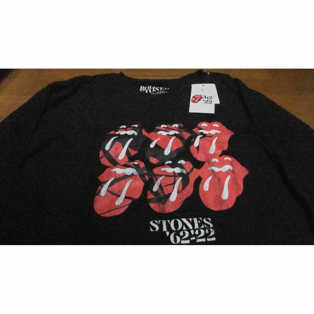 新品 ローリングストーンズ 唇 ロング Tシャツ ロンT 5L メンズのトップス(Tシャツ/カットソー(七分/長袖))の商品写真