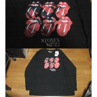 新品 ローリングストーンズ 唇 ロング Tシャツ ロンT 5L(Tシャツ/カットソー(七分/長袖))