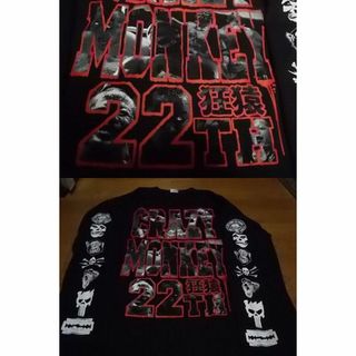 未使用 葛西純 22周年記念 ロング Tシャツ ロンT XL 黒 プロレス(Tシャツ/カットソー(七分/長袖))