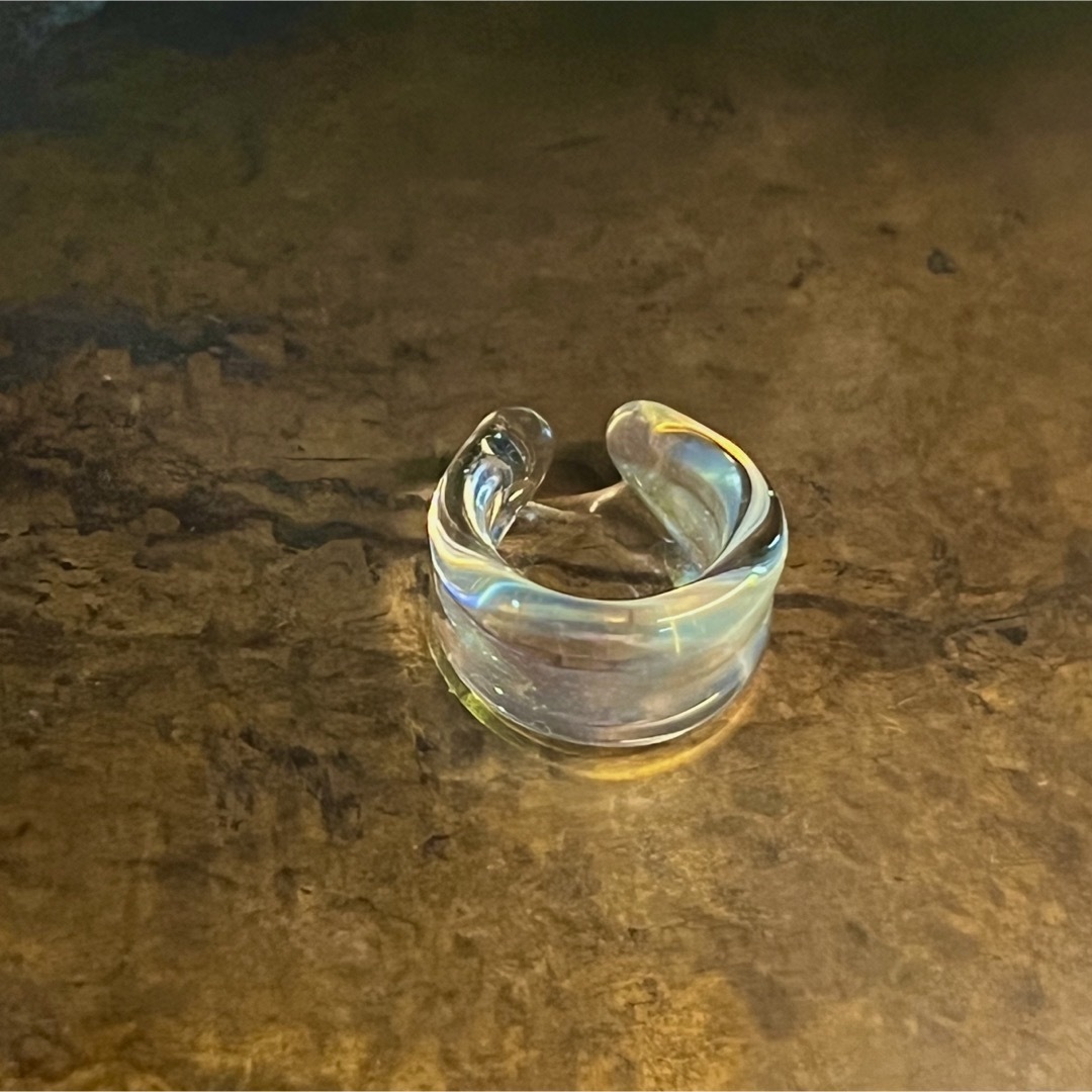 ○ glass accessory ○ Ear cuff sumi 103 レディースのアクセサリー(イヤーカフ)の商品写真