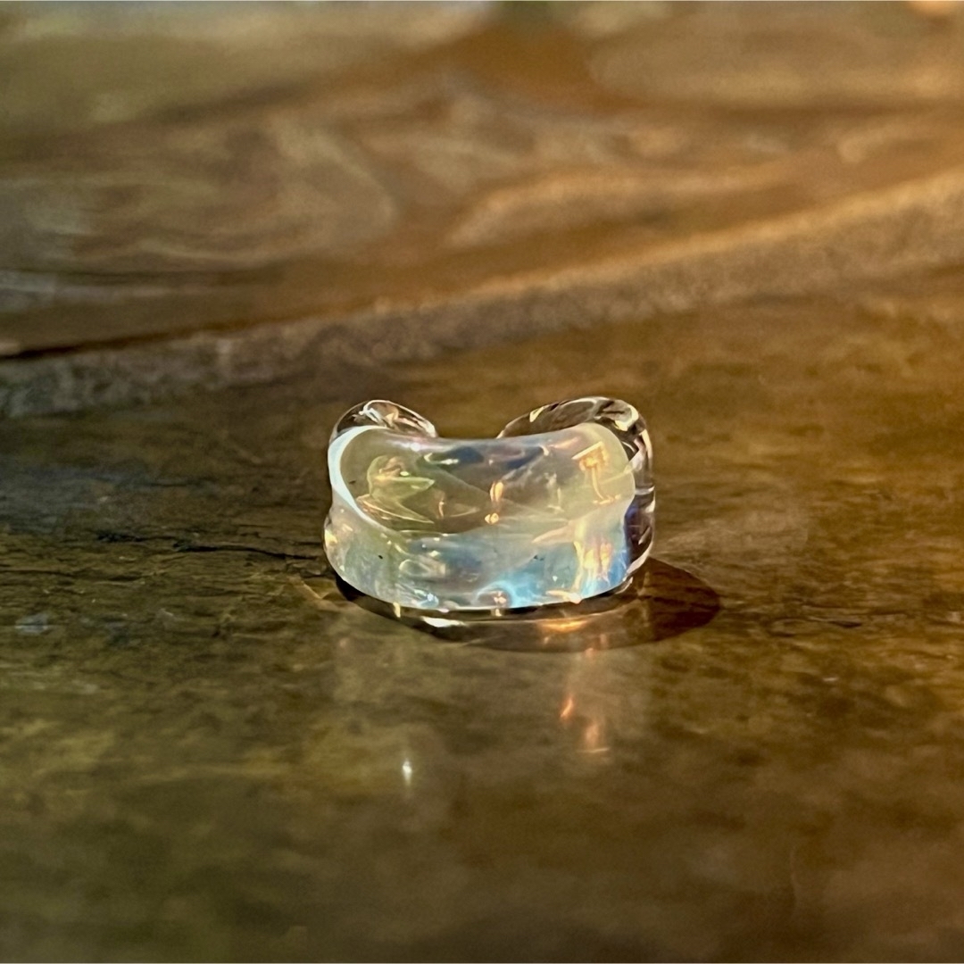 ○ glass accessory ○ Ear cuff sumi 104 レディースのアクセサリー(イヤーカフ)の商品写真