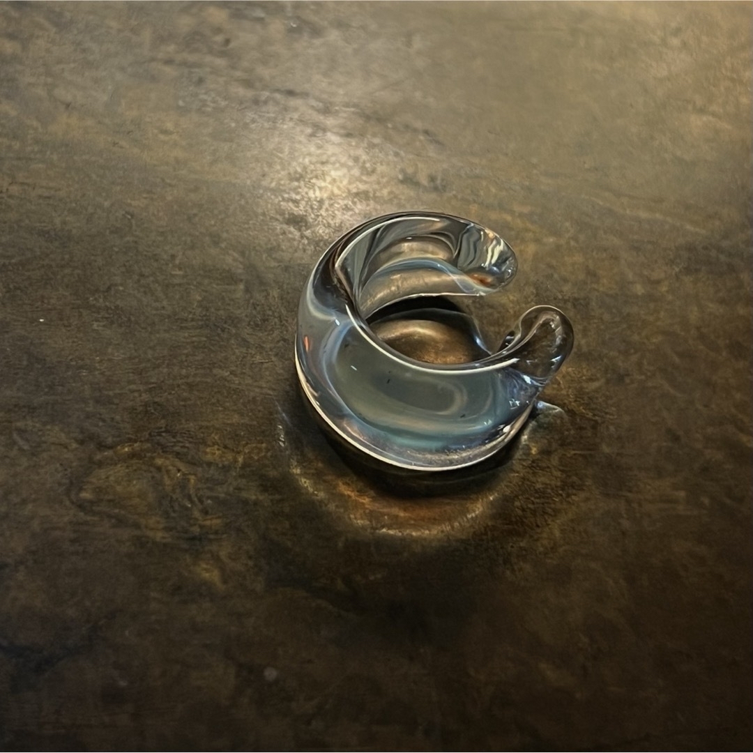 ○ glass accessory ○ Ear cuff sumi 104 レディースのアクセサリー(イヤーカフ)の商品写真