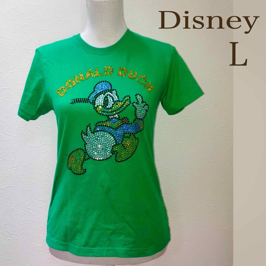 Disney(ディズニー)のDisney ドナルド キラキラTシャツ レディースのトップス(Tシャツ(半袖/袖なし))の商品写真