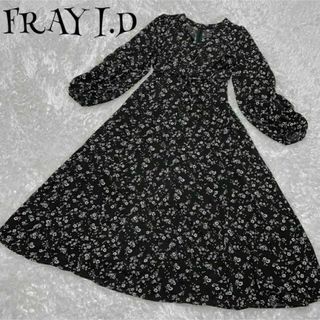 フレイアイディー(FRAY I.D)のFRAY I.D ☆ フラワーワンピース ロングワンピース 花柄 総柄(ロングワンピース/マキシワンピース)