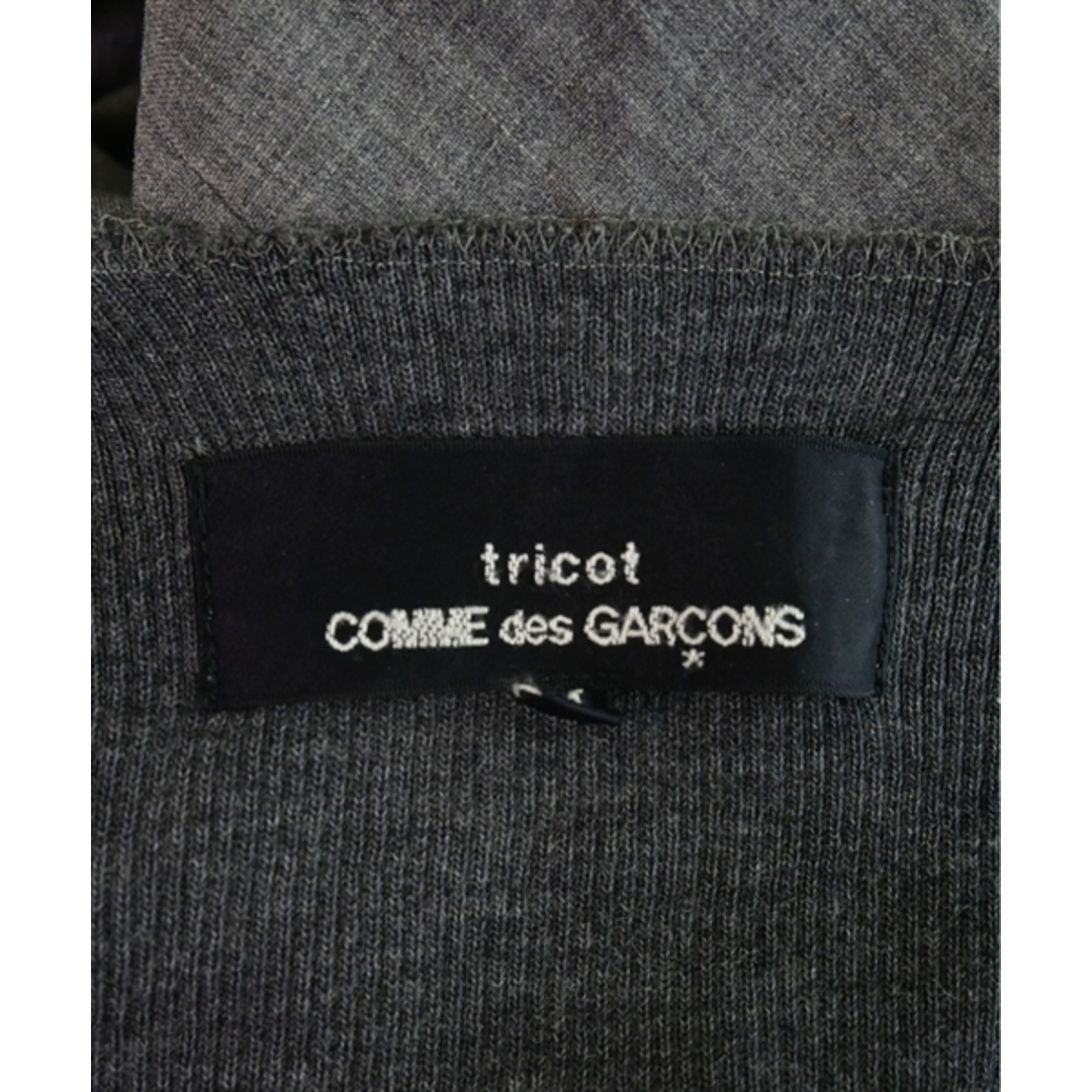 tricot COMME des GARCONS(トリココムデギャルソン)のtricot COMME des GARCONS シャツワンピース M グレー 【古着】【中古】 レディースのワンピース(その他)の商品写真