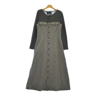 トリココムデギャルソン(tricot COMME des GARCONS)のtricot COMME des GARCONS シャツワンピース M グレー 【古着】【中古】(その他)