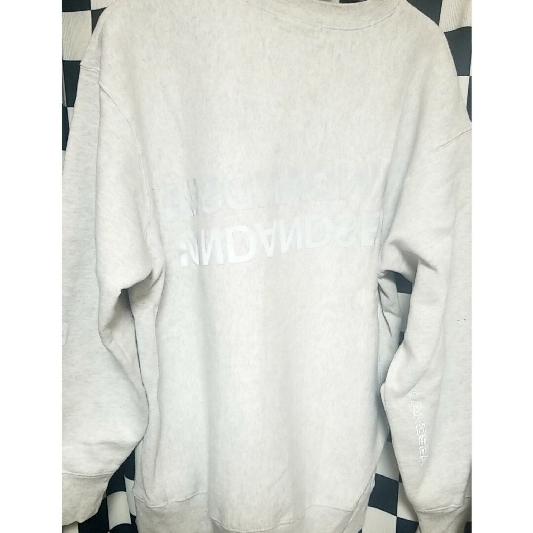 WIND AND SEA(ウィンダンシー)のWIND AND SEA  REFLECTION CREW NECK Ash メンズのトップス(スウェット)の商品写真