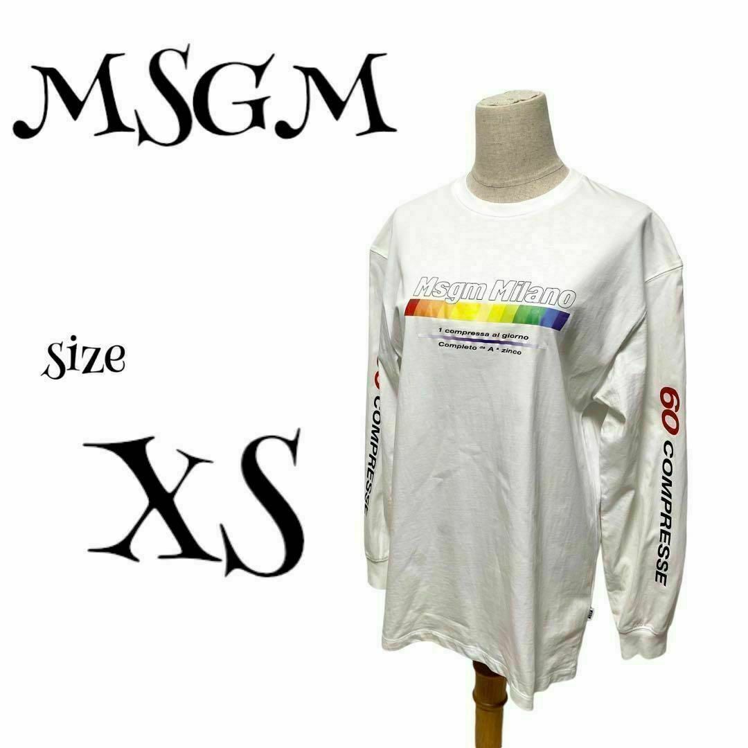 MSGM(エムエスジイエム)のMSGM ☆ 2640MM176 グラデーションプリント長袖Tシャツ ロンT メンズのトップス(Tシャツ/カットソー(七分/長袖))の商品写真