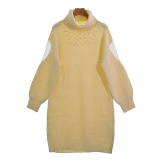 プロポーションボディドレッシング(PROPORTION BODY DRESSING)のPROPORTION BODY DRESSING ワンピース F アイボリー 【古着】【中古】(ひざ丈ワンピース)