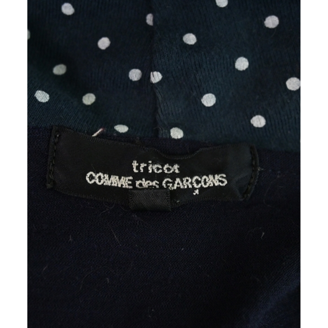 tricot COMME des GARCONS(トリココムデギャルソン)のtricot COMME des GARCONS Tシャツ・カットソー M 紺 【古着】【中古】 レディースのトップス(カットソー(半袖/袖なし))の商品写真