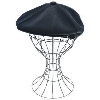 カンゴール(KANGOL)のKANGOL カンゴール ハンチング・ベレー帽 M 黒 【古着】【中古】(ハンチング/ベレー帽)