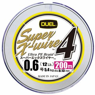 【スタイル:200ｍ/0.6号】DUEL (デュエル) PEライン 釣り糸 スー(釣り糸/ライン)