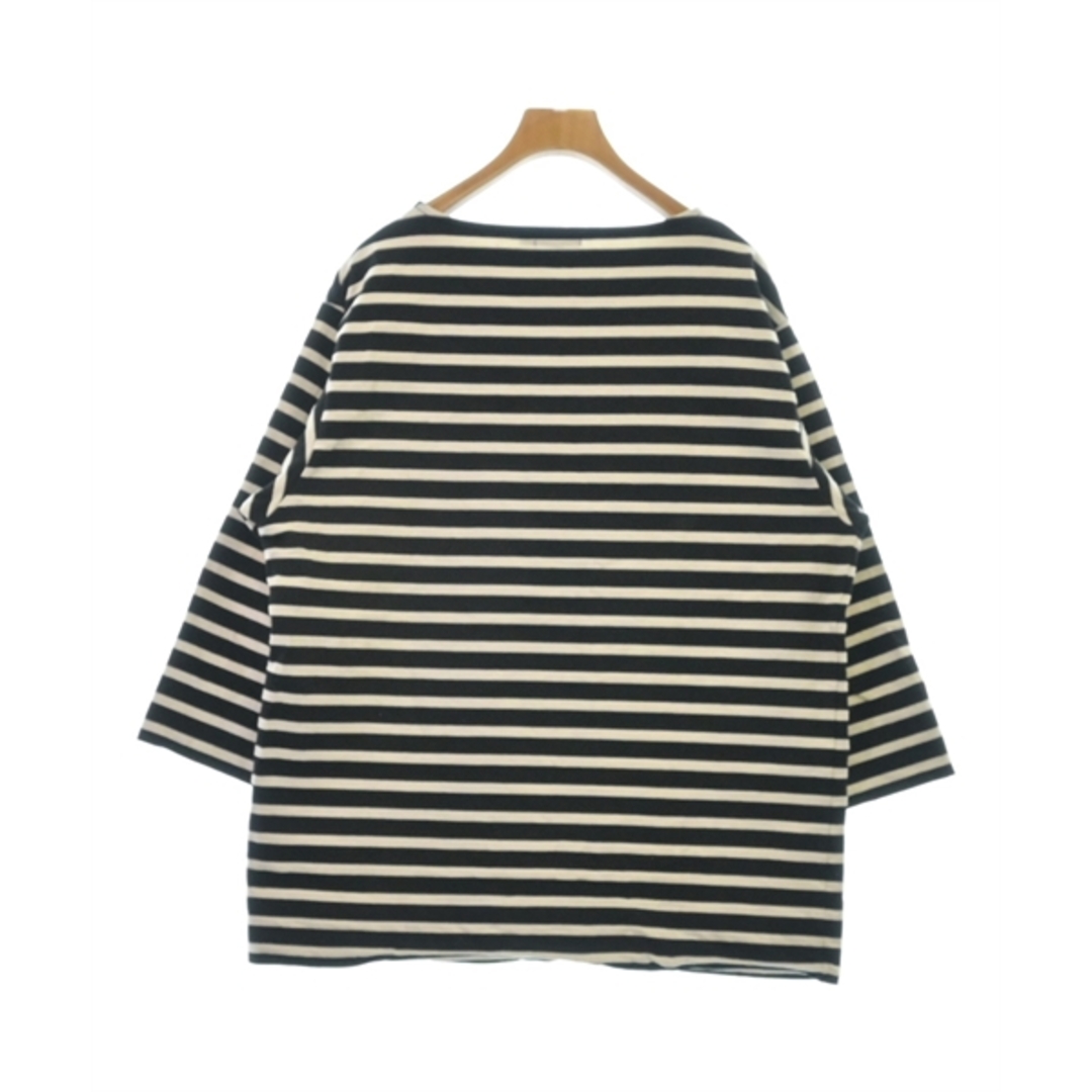 SCYE BASICS(サイベーシックス)のSCYE BASICS Tシャツ・カットソー 40(M位) 白x黒(ボーダー) 【古着】【中古】 メンズのトップス(Tシャツ/カットソー(半袖/袖なし))の商品写真