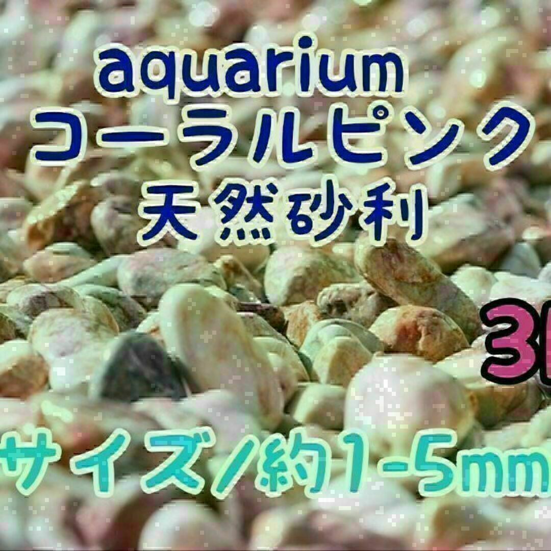 コーラルピンク 天然 砂利1-5mm 3kg アクアリウム メダカ 熱帯魚 金魚 その他のペット用品(アクアリウム)の商品写真